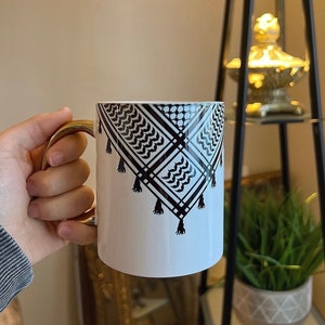 Palestine Mug - Kuffiya Design