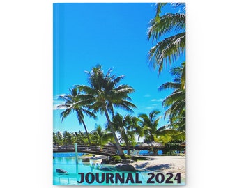 2024 Journal Island, Island Journal Gift, Journal Gift, Christmas gift, Journal 2024, Journal birthday gift