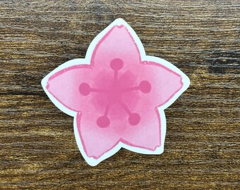 Sakura Cherry Blossom Sticker Japanese Flower Cute Kawaii for Student Journal Dorm School Planner Notebook Stationery Laptop Water Bottle