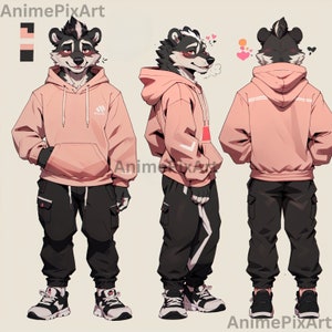 Furry Adoptable: Nial 25x Daily Adoptions & RARITIES Dec 20th Skunk