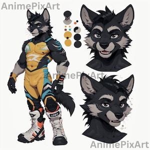 Furry Adopt -  Razmun - Furry Adoption, Reference Sheet, Fursona, Story Telling, Roleplaying Characters