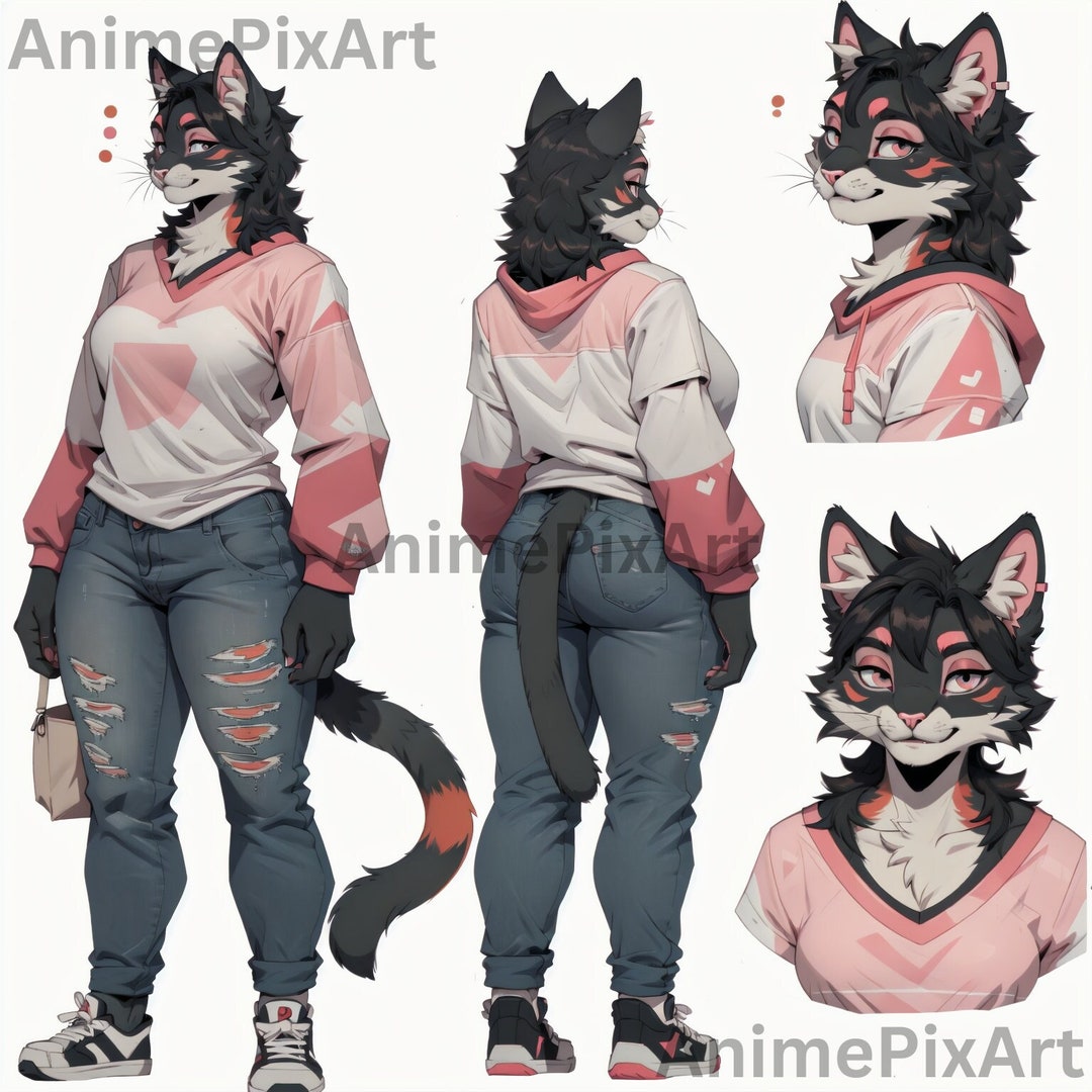 EXCLUSIVE 1x Furry Adopt Freyja Furry Adoption, Reference Sheet - Etsy