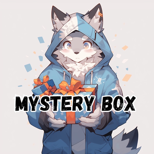 Furry Adopt Mystery Box - Adoptable Furry Characters, Original Designs, Furry Art, Digital Art, Furry Adoption, Mystery Furry, Furry OC