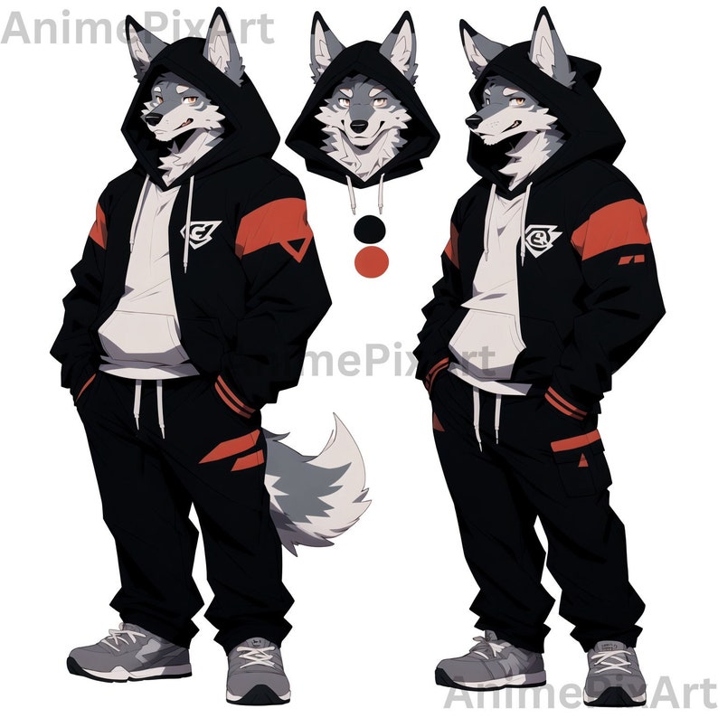 EXCLUSIVE 1x Fursona Adopt Limited Edition: Wim Furry Adopt Reference ...