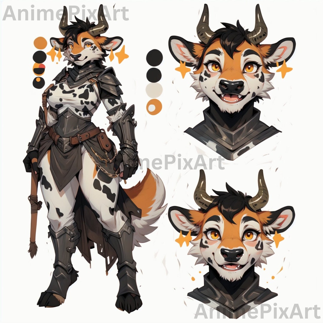 EXCLUSIVE 1x Furry Adopt : Vivie Furry Adopt Reference Sheet Furry