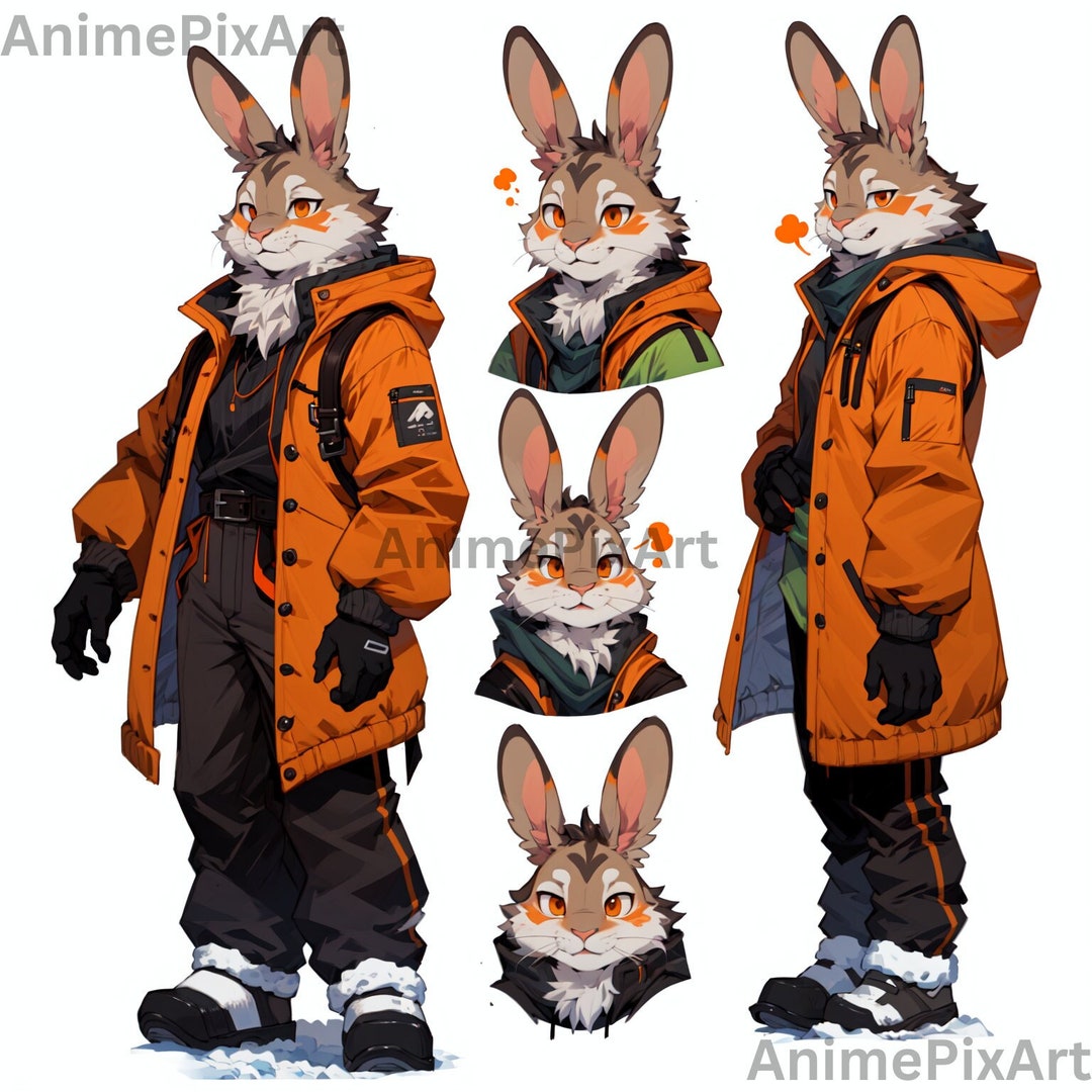 EXCLUSIVE 1x Fursona Adopt Limited Edition: Dec. 20th Mira Bunny Rabbit ...