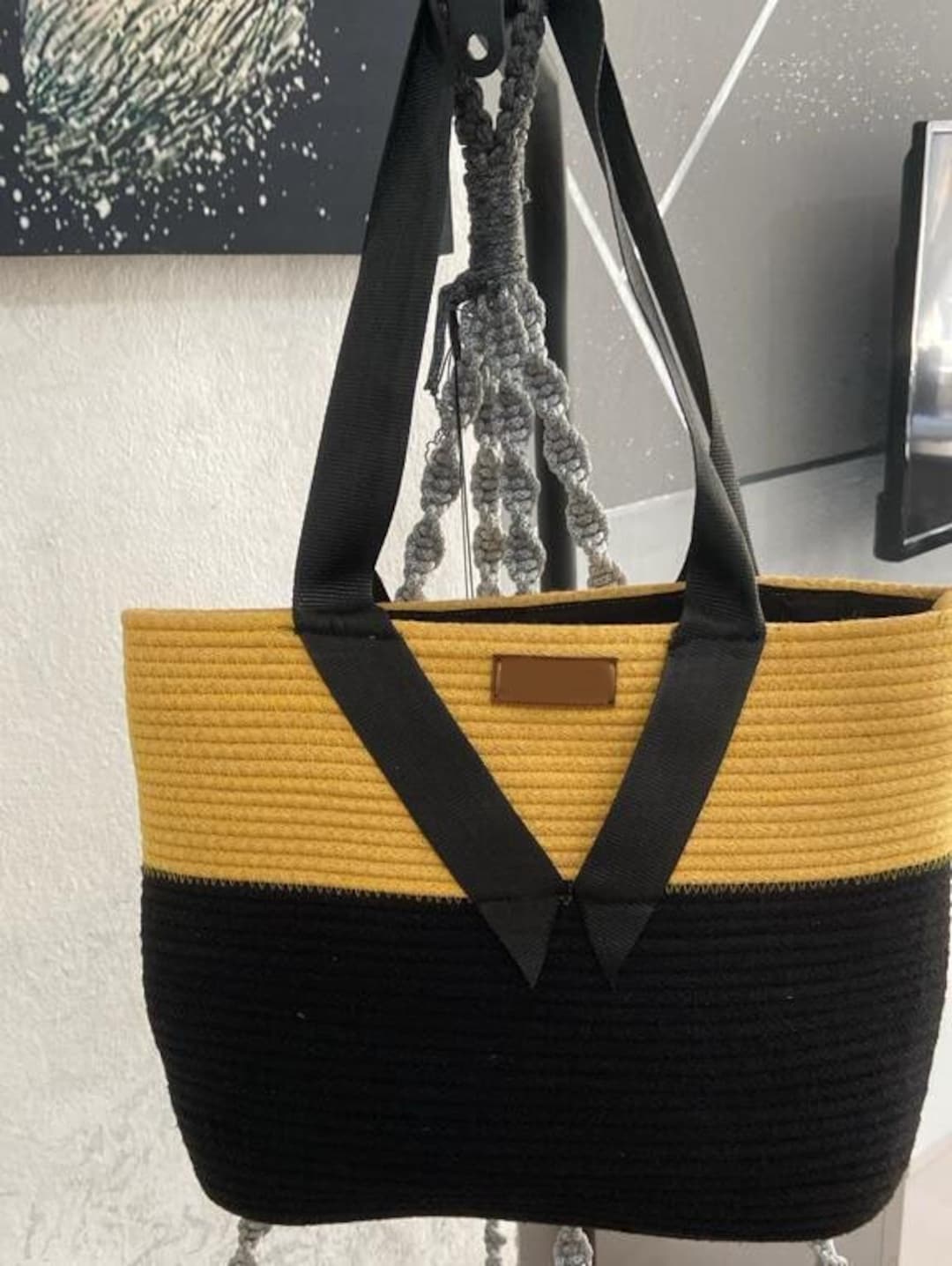Mexico Rope Handle Bag HANDMADE ROPE BAG - Etsy