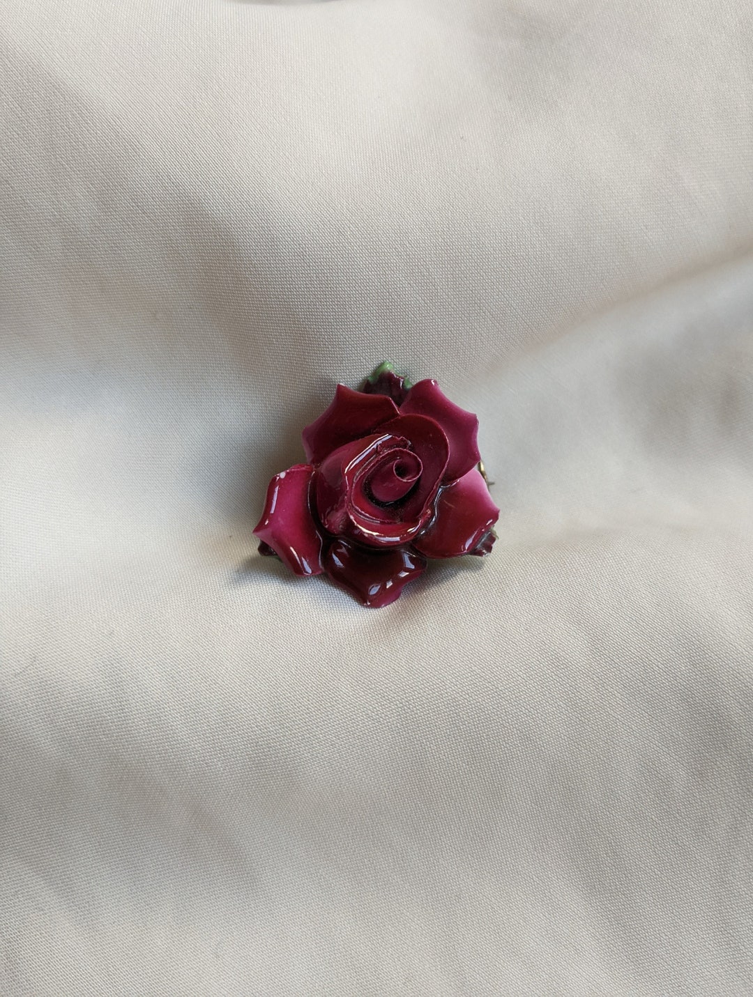 Vintage Signed Costume Jewellery Floral Adderley Brooch Pin Etsy