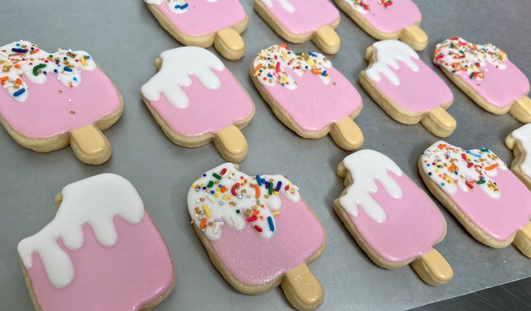 Customizable Popsicles Popsicle Cookies, Vanilla Cookies, Custom Cookies, Delicious Cookies ...