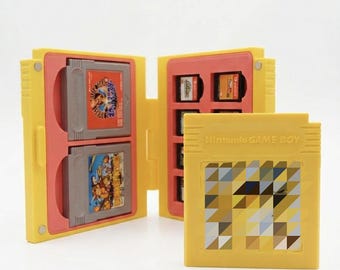 Individuell gestaltete Spielkassettenhülle – Personalisierte Retro-Aufbewahrung für Switch, Game Boy & GBA