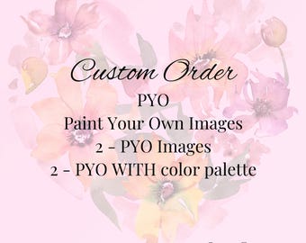 Custom PYO Cookie Images, Personalized Designs for Cookies, Custom paint your own images, Holiday PYO images, Cookie cutters, Custom cookies