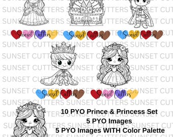 PYO - Paint your own cookie prints, Paint Your Own Princess, PYO Cookies, PYO Images, Paint Your Own Palettes, pyo color palette, pyo Prince