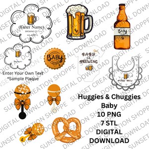 Bier-Ausstechform, Bier PNG, Baby-Dusche-Plätzchen, Ausstechformen, Bierflasche png, Baby-Dusche-Ausstechform
