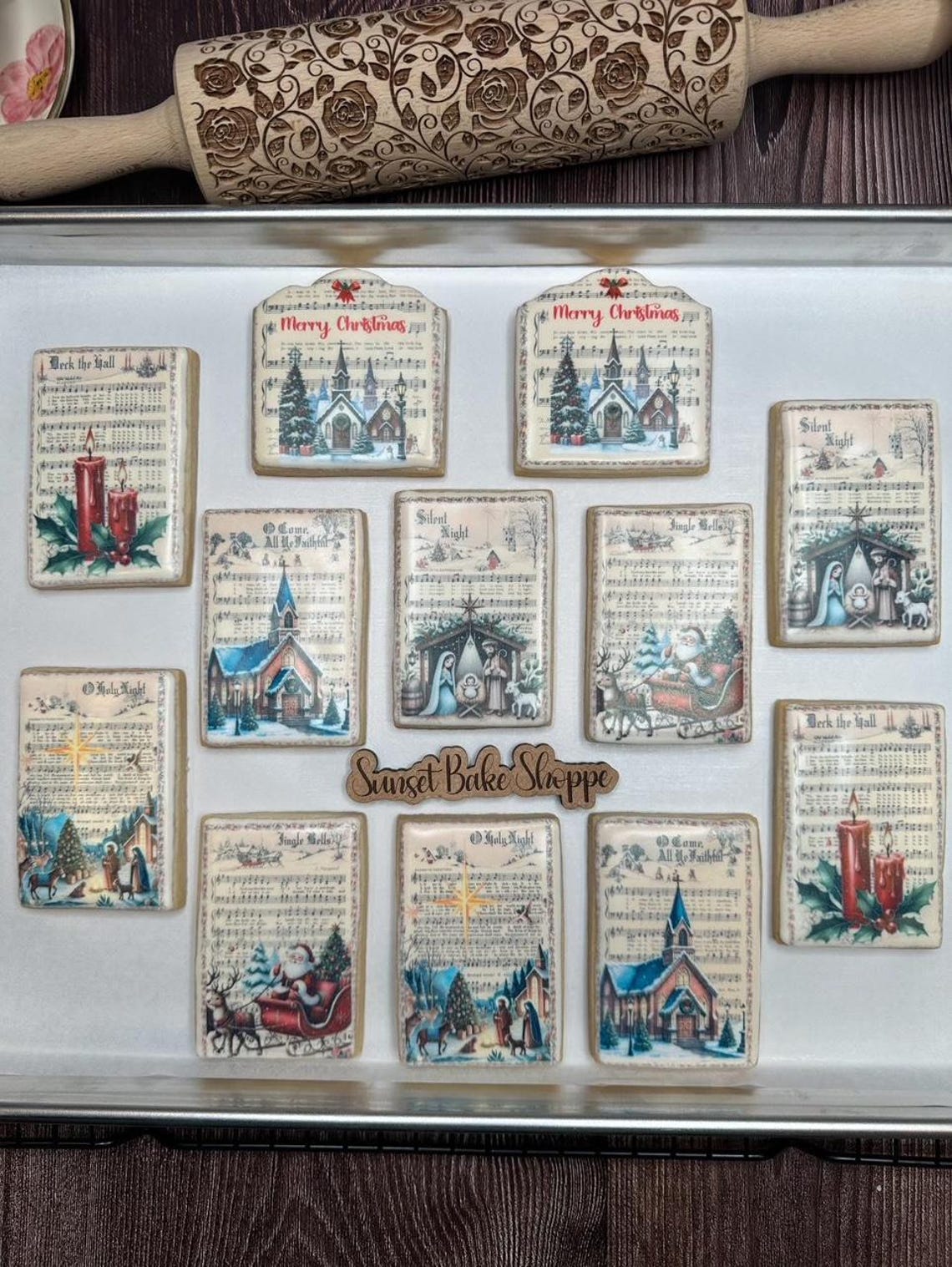 Christmas Carol Cookie PNG Images, Christmas Cookies, Holiday Cookies