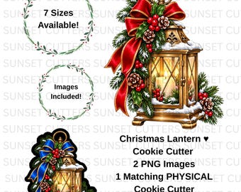 Lantern Cookie Cutter, Lantern Cookie Cutter, Lantern PNG, Christmas Lantern, Christmas Clipart, Christmas cookie