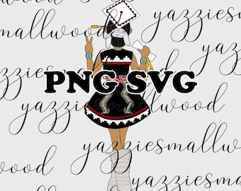Navajo Graduation Clip art Navajo rug dress PNG SVG