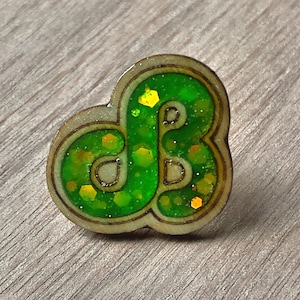 Daily Bread Pin - wood & resin