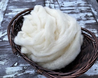 100% Corriedale Roving, 4 oz