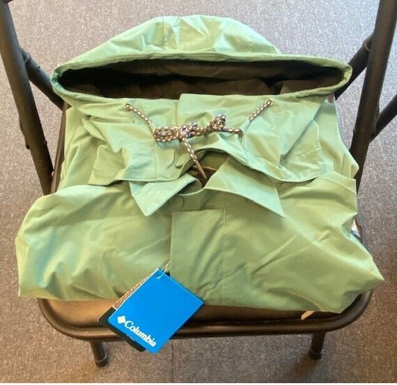 Columbia Men's East Park Mackintosh Rain Jacket, XL, Thyme Green