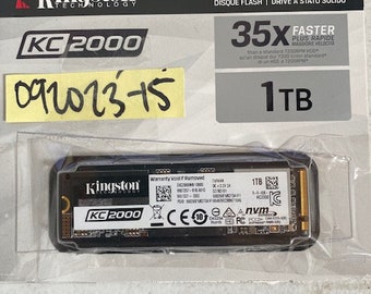 Kingston 1000GB KC2000 Nvme PCIe SSD