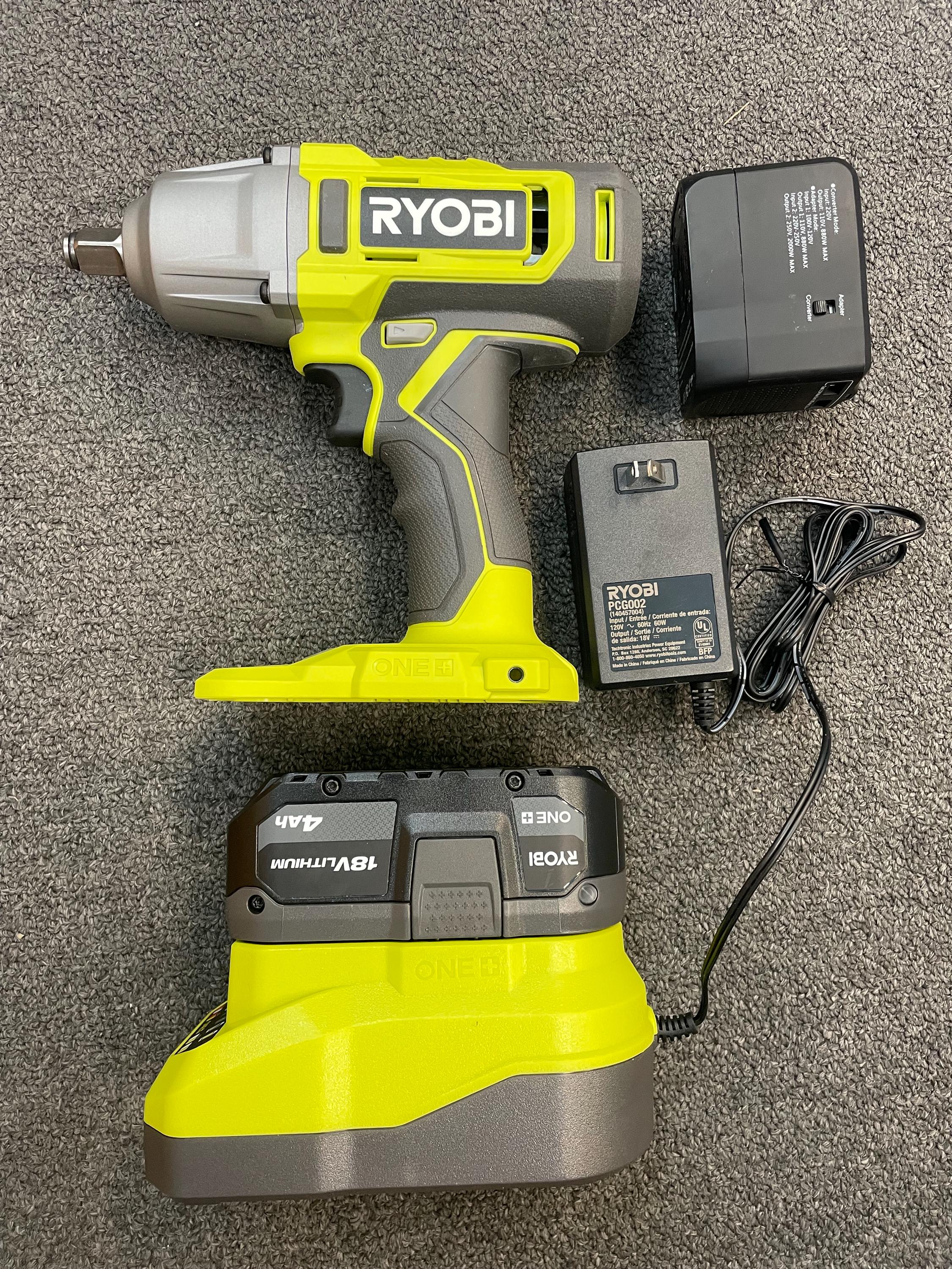 YOBI P262K1 ONE + HP 18V Brushless Cordless 4-Mode 1/2 Zoll Schlagschrauber Kit