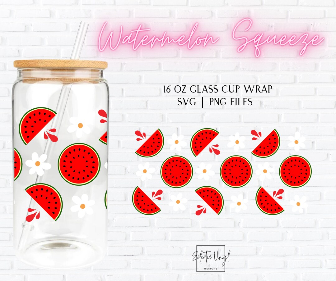 16 Oz Libbey Glass Can Wrap SVG PNG Sublimation Tumbler Files ...