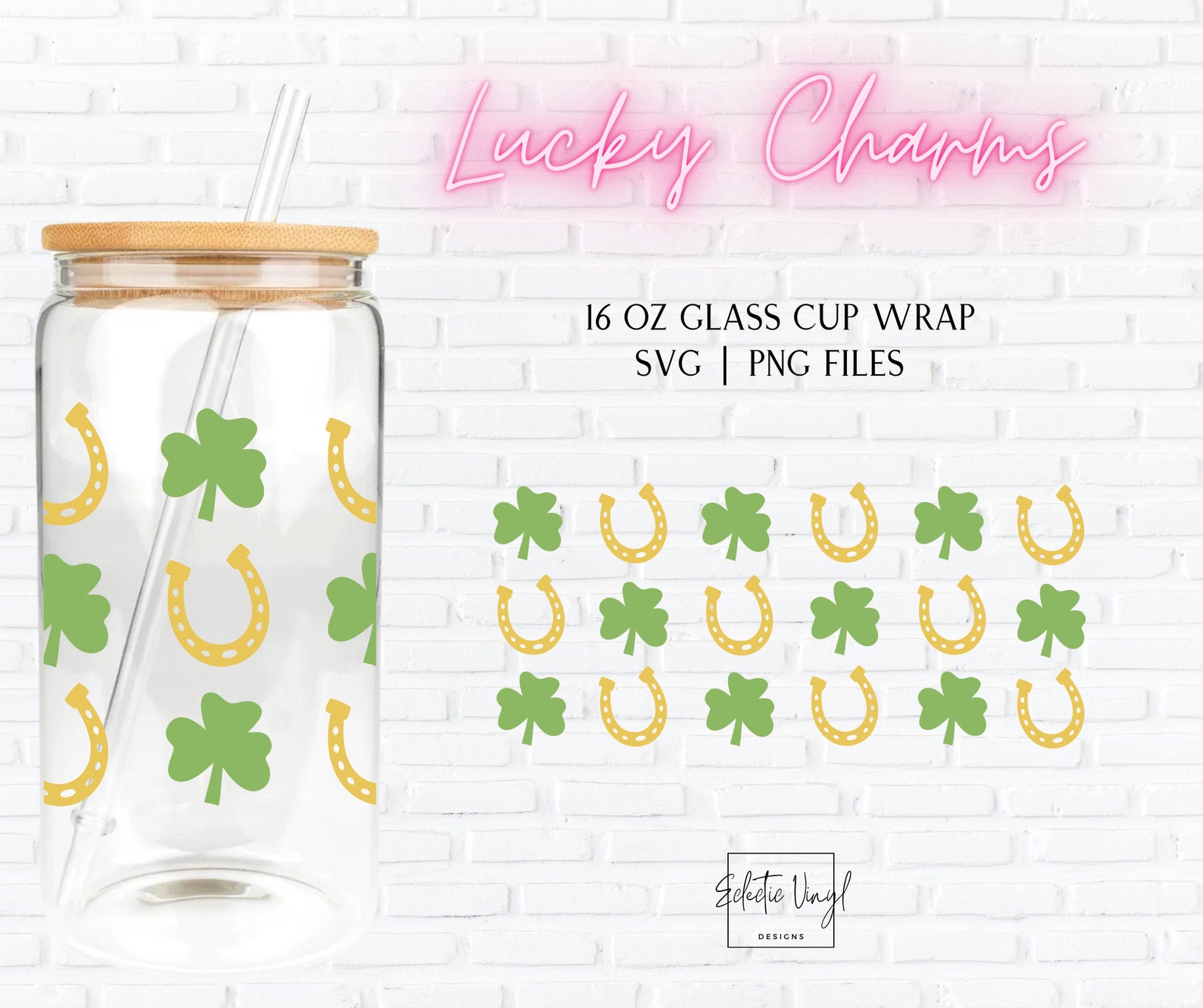 16 Oz Libbey Glass Can Wrap SVG PNG Sublimation Tumbler Files St ...