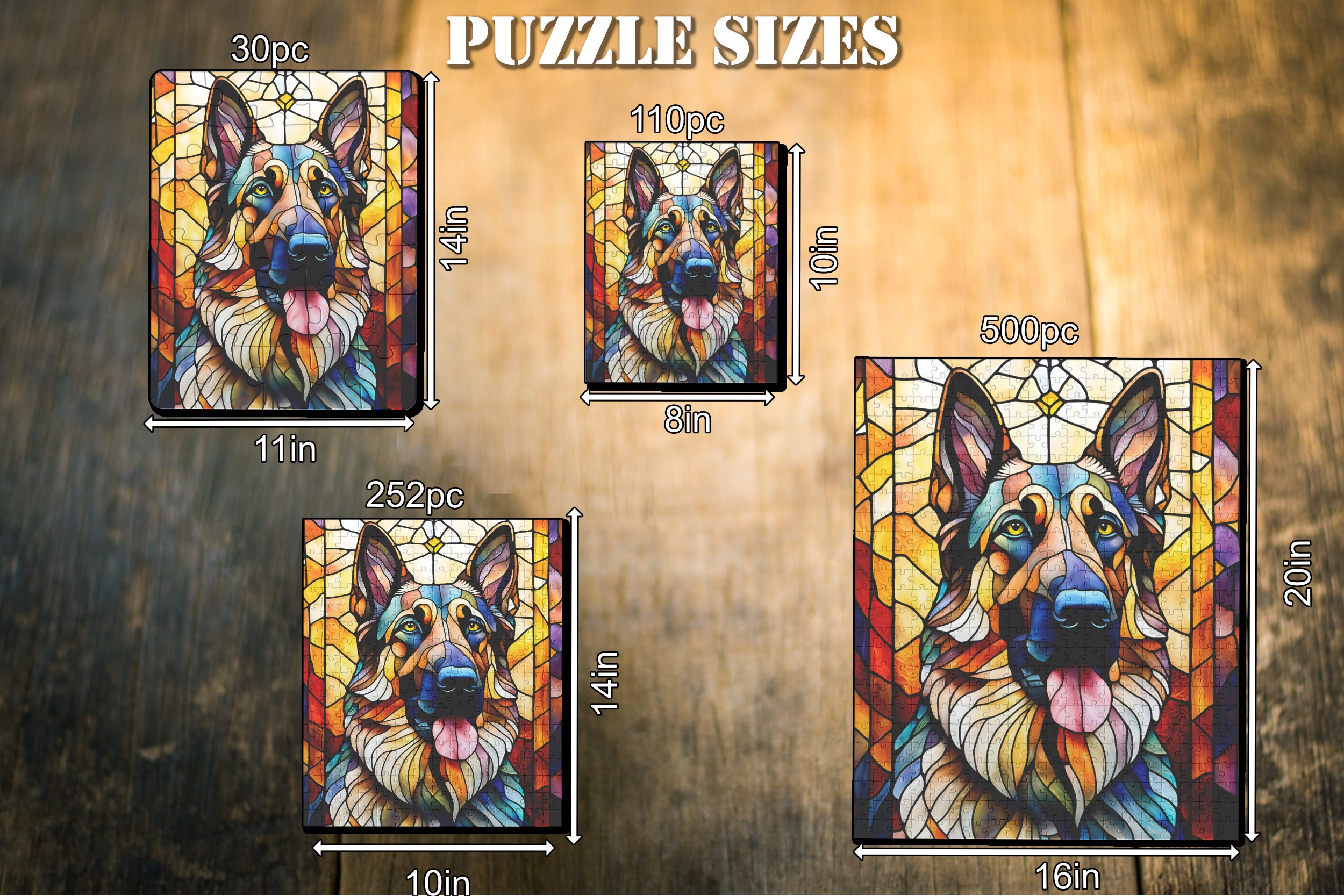 German Shepherd 1000 Pieces Puzzle For Adult - I Am Your Friend Your