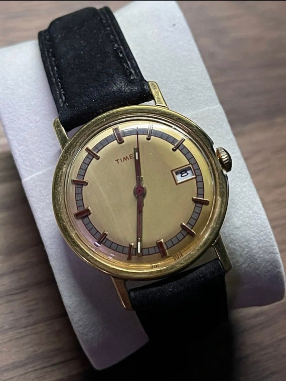 1975 Timex Mercury mechanical watch hand wind vint