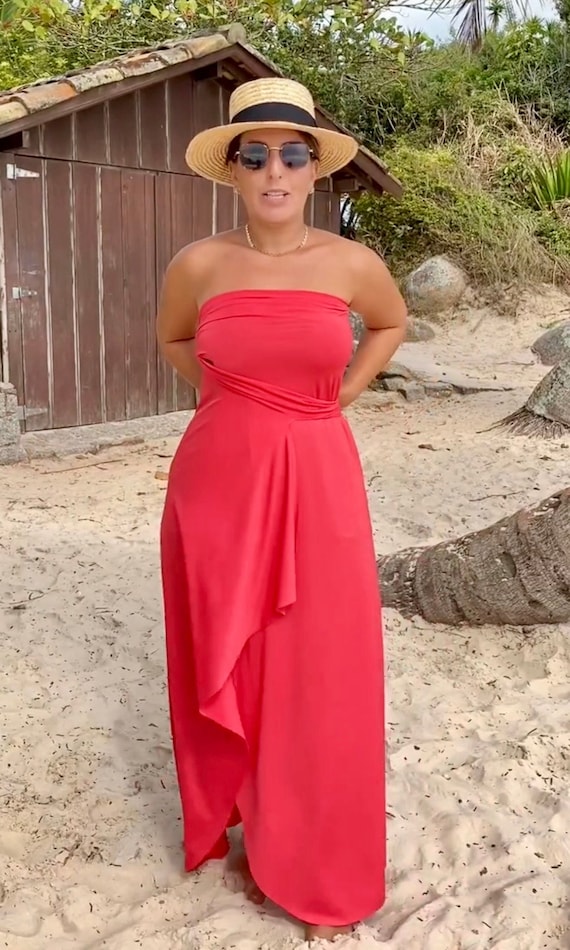versatile maxi dress Flowy Convertible Dress, L Unleash your playful side with our versatile maxi dress Versatile long dress 10 in