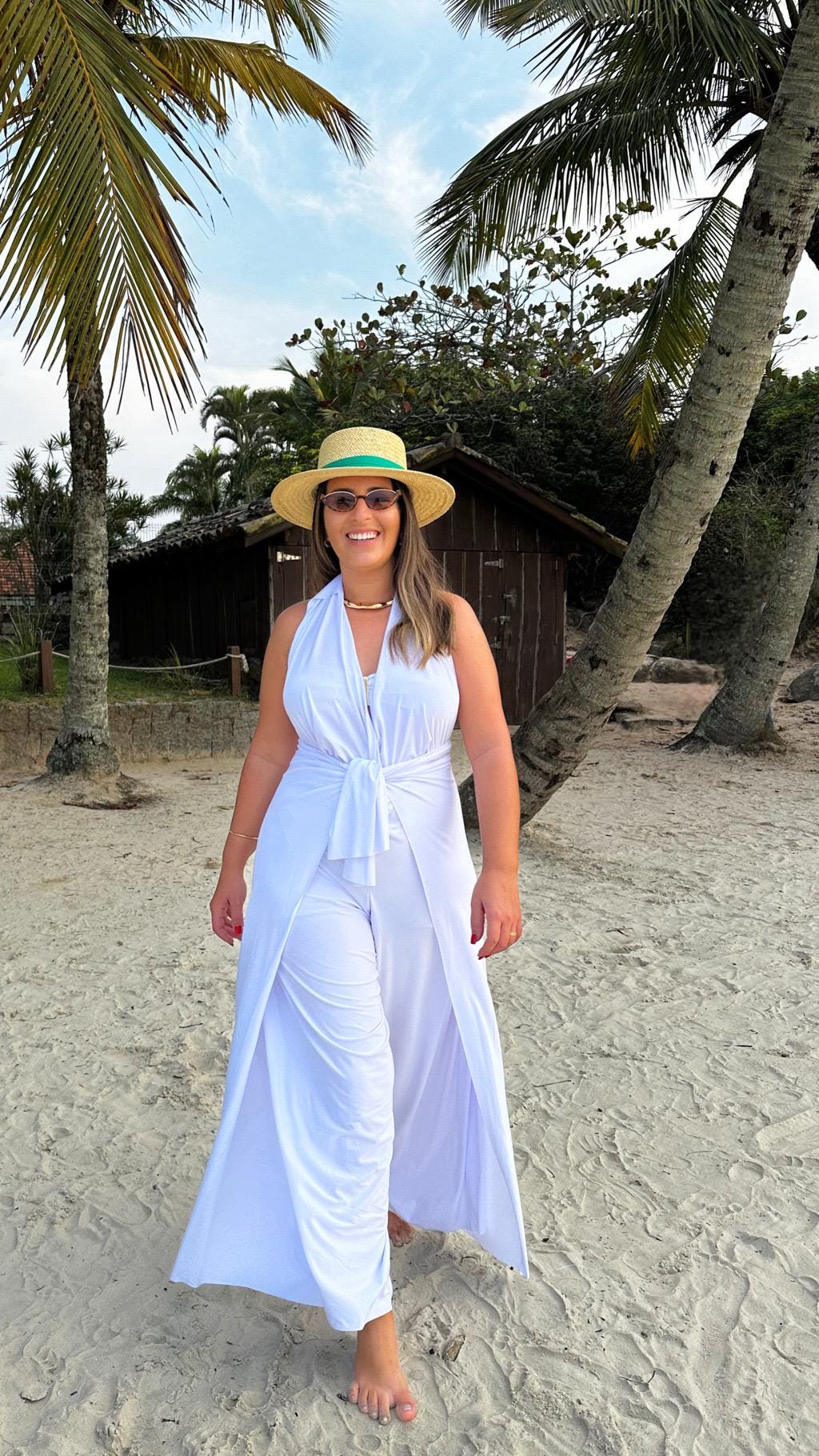 Versatile Wrap Pants / Jumpsuit 4 in 1 • White • Cover Up - Etsy