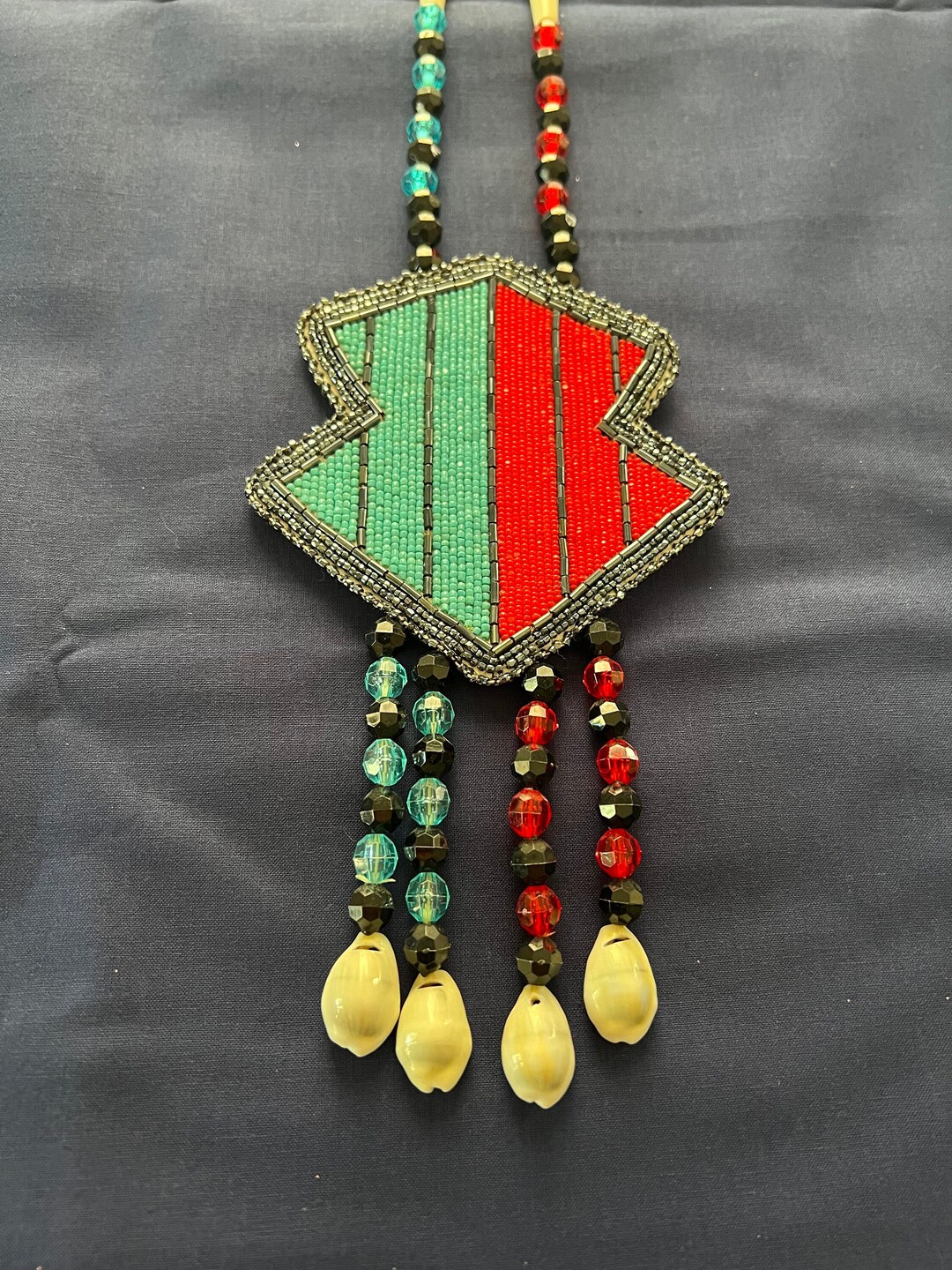 Native American Beaded Necklace Etsy