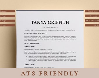 Simple ATS Friendly Resume Template Professional Nurse Resume 2 Page 3 Page Resume Business Manager Modern Resume Student College Graduate