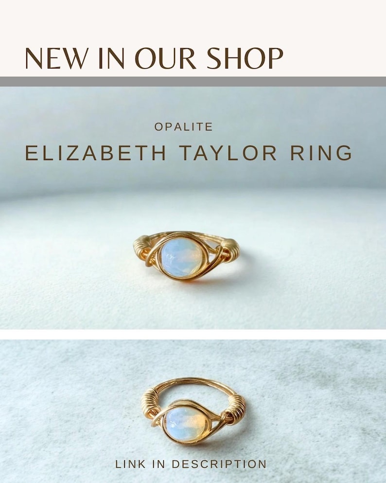 ring, opalite, Taylor swift, jewelry, crystal gems, handmade jewelry, gifts for her,
