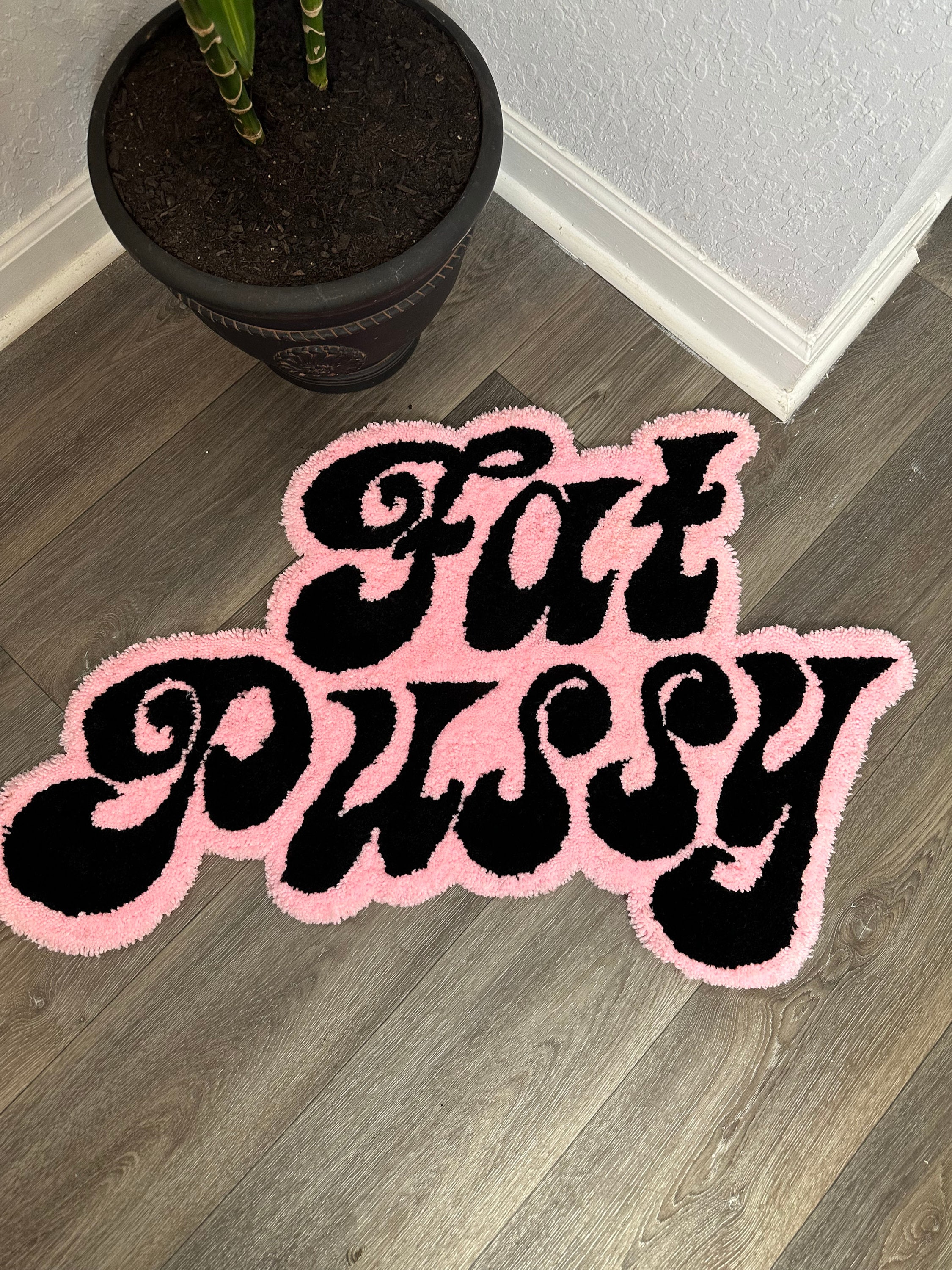 Custom Tufted Rug Customized Design Hypebeast Decor Pink and