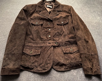 2000s Japanese Rick Owens Type! Assymetrical Zip Rare Luxury Leather Jacket