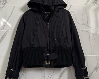 2000s Japanese Hysteric Type Cropped Cargo Bondage Italy Style Jacket 90s Y2K