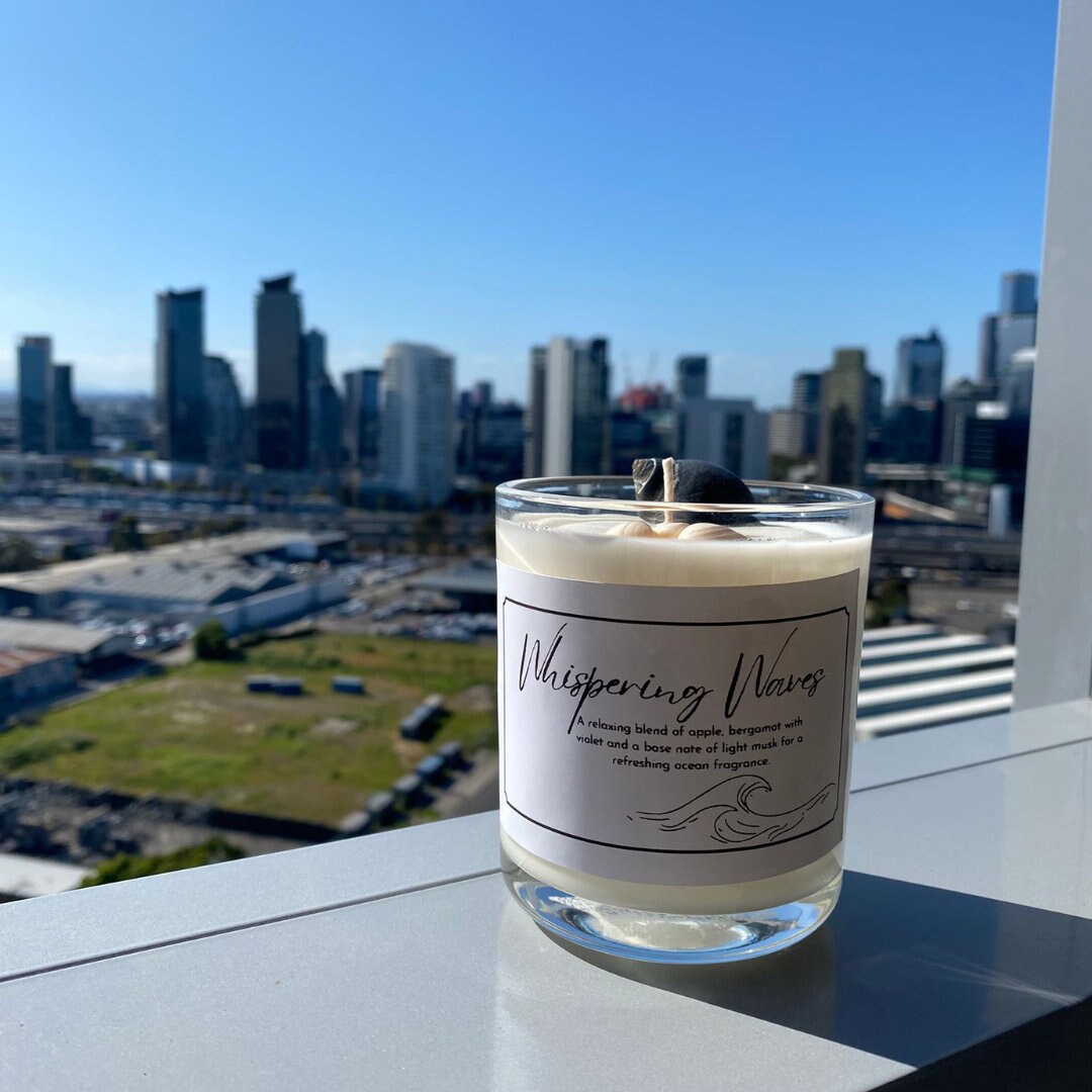 Handmade Candle Crafted From Natural Soy Wax With Aussie Etsy