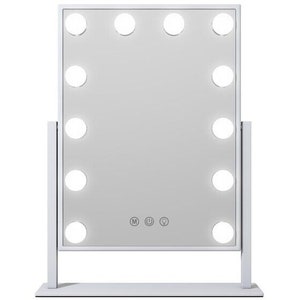 LED Vanity Lights for Mirror 13ft, 3 Color Vanity Mirror Lights Adjustable  Brightness 3 Button/App Control Bright Makeup Mirror Lights Stick on for  Vanity Desk Dressing Room Mirror,Mirror Not Included 