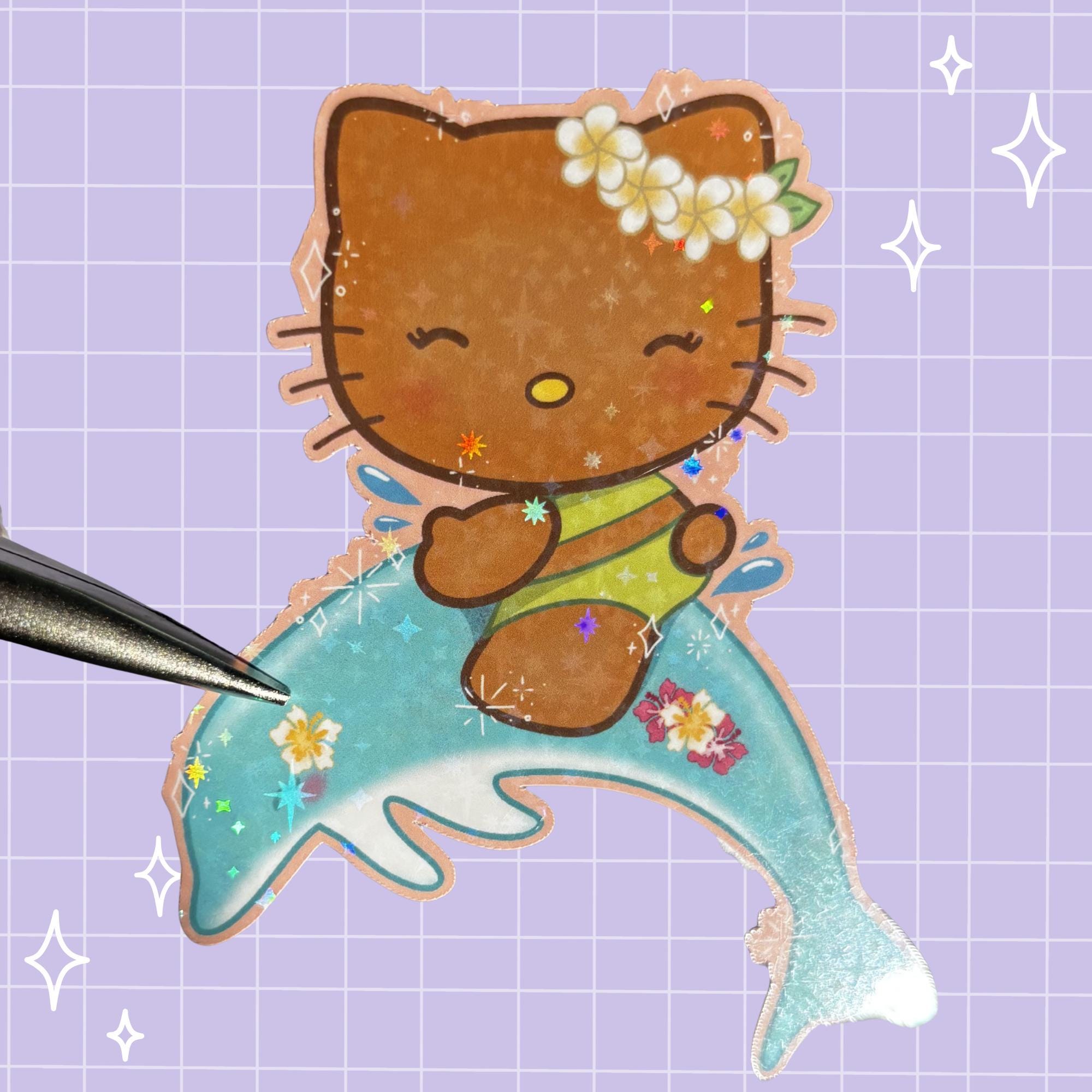 Kitty and Dolphin - Etsy