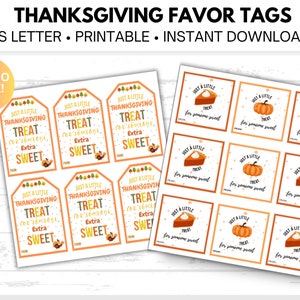 ThanksgivingTagsPrintable,TurkeyFavorTags,ThanksgivingGift,Fall FavorTags,Employee,Teacher,Company, FallFriendsgiving,ThanksgivingTreatTag