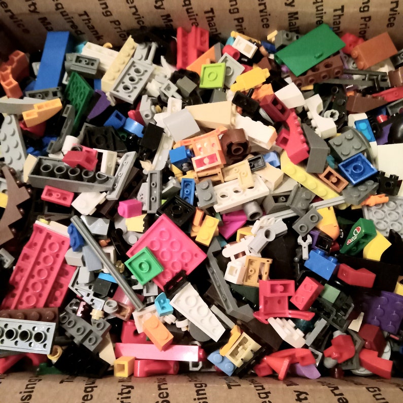 HUGE Bulk Legos Lot 7 Lbs Vintage Authentic Lego Bricks & More Pieces