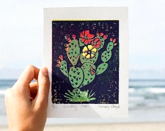 5 × 7 Prickly Pear Print