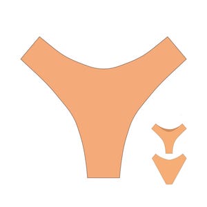 OHELO Bikini Bottom Digital Pattern PDF (download) Cheeky and Moderate Coverage