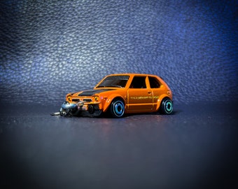 Llavero JDM Honda Civic Type R naranja fundido a presión