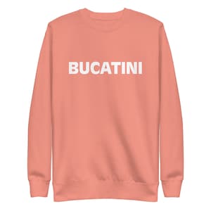 Bucatini Crewneck Sweatshirt, Pasta Lovers, Pasta Sweater, Pasta Sweatshirt, Italian Food, Bucatini