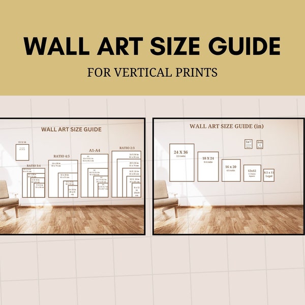 Wall art size guide | Most popular print sizes | JPG for shop | Image for print shop | sale shop | Addition for mockup photos | Etsy seller