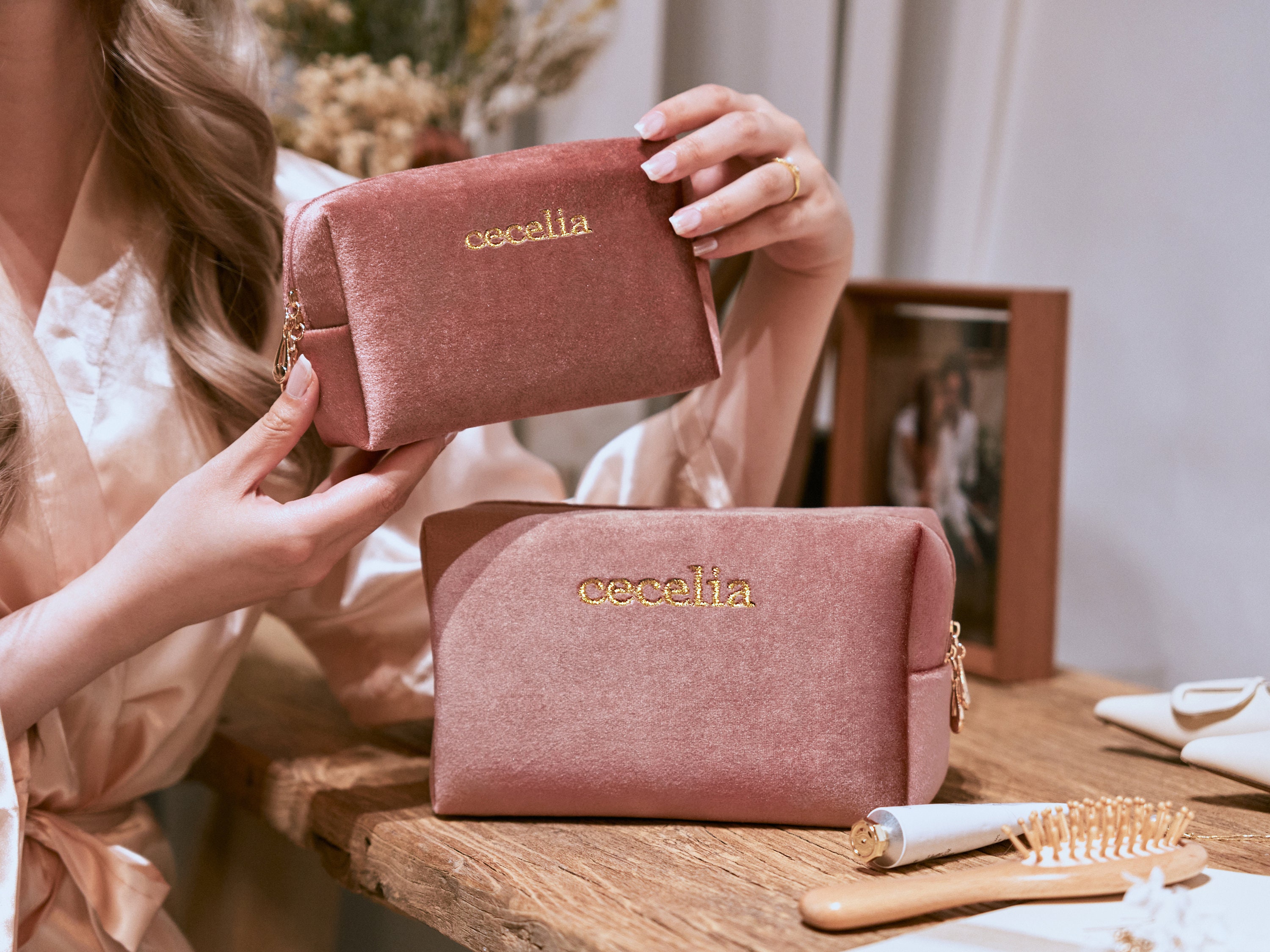 Makeup Bag Remember Kosmetiktasche Transparent Make-up Bag Light