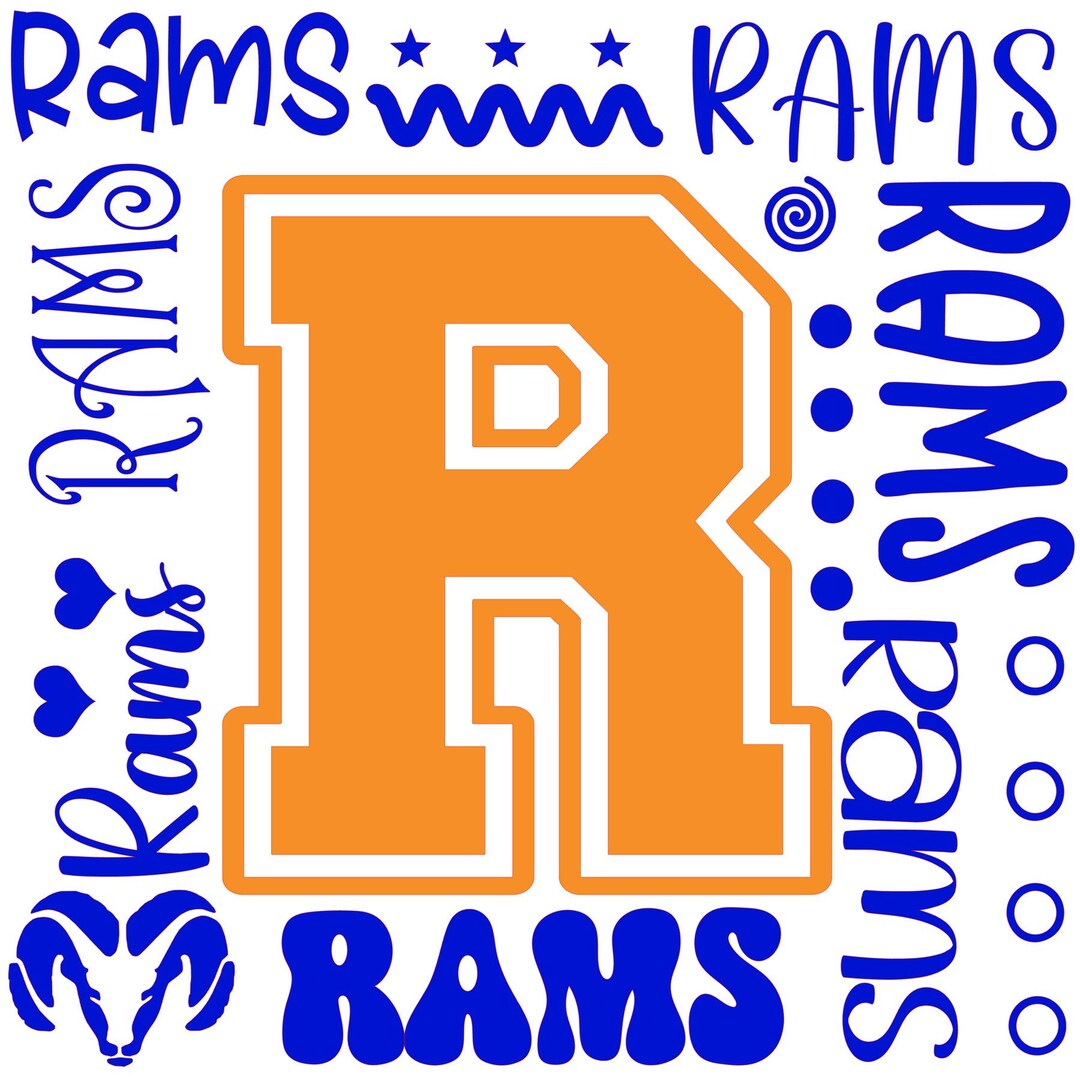 Only Rams Sticker Svg Rams Svg - Etsy