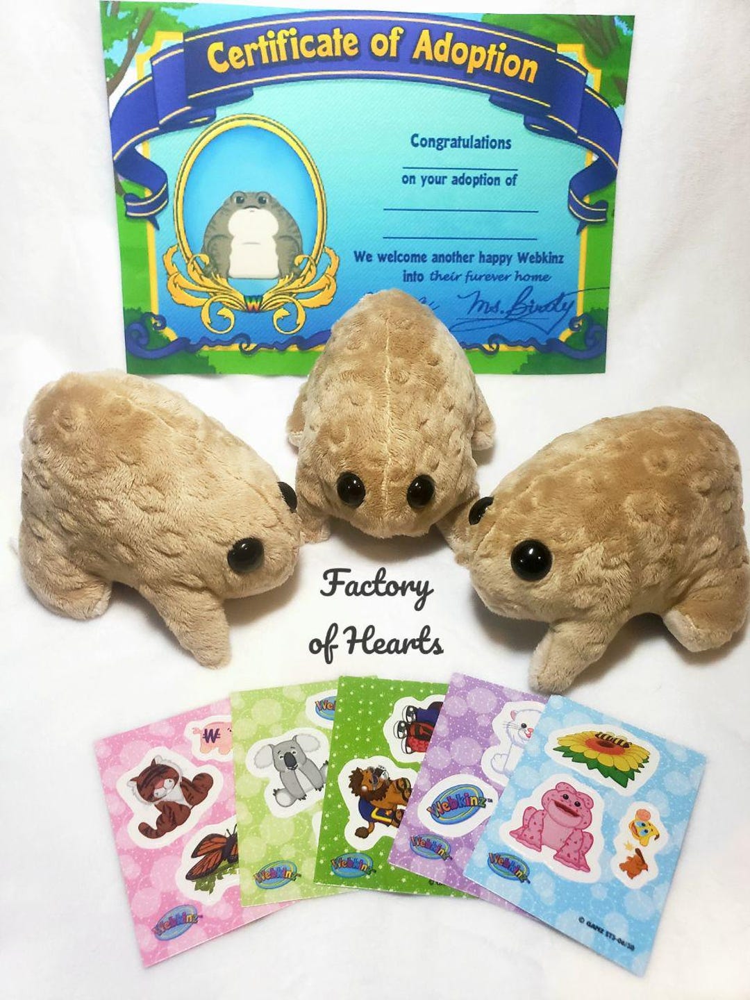 Webkinz Classic Handmade Custom Desert Rain Frog NO CODE ~multiple
